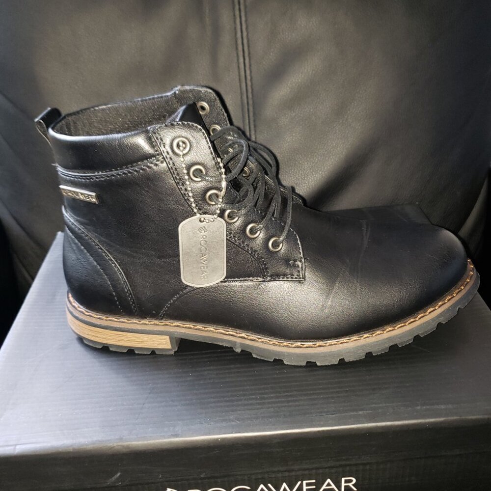 Men Black Boot - image 3